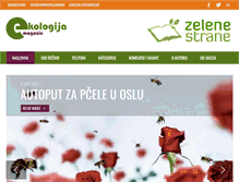 Tablet Screenshot of ekologija.rs